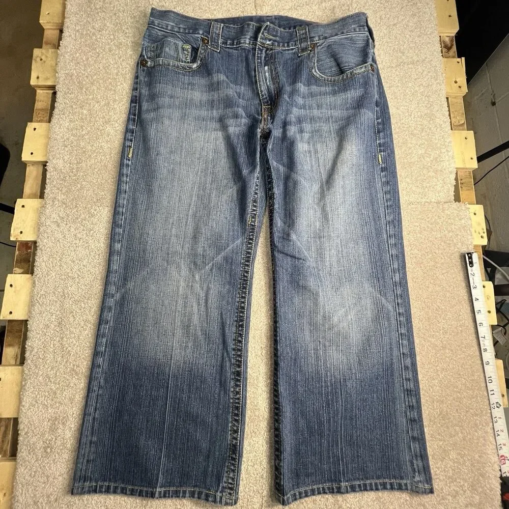 True Religion Adam Big T Jeans Vintage 2007‎ Made in USA 42/34